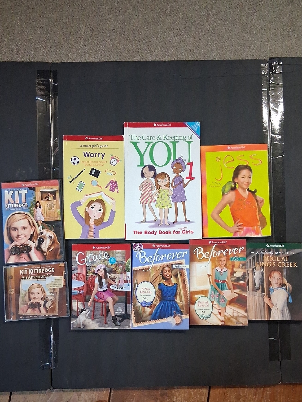 Lotβof 7β American Girl Books, Dvd, Cd